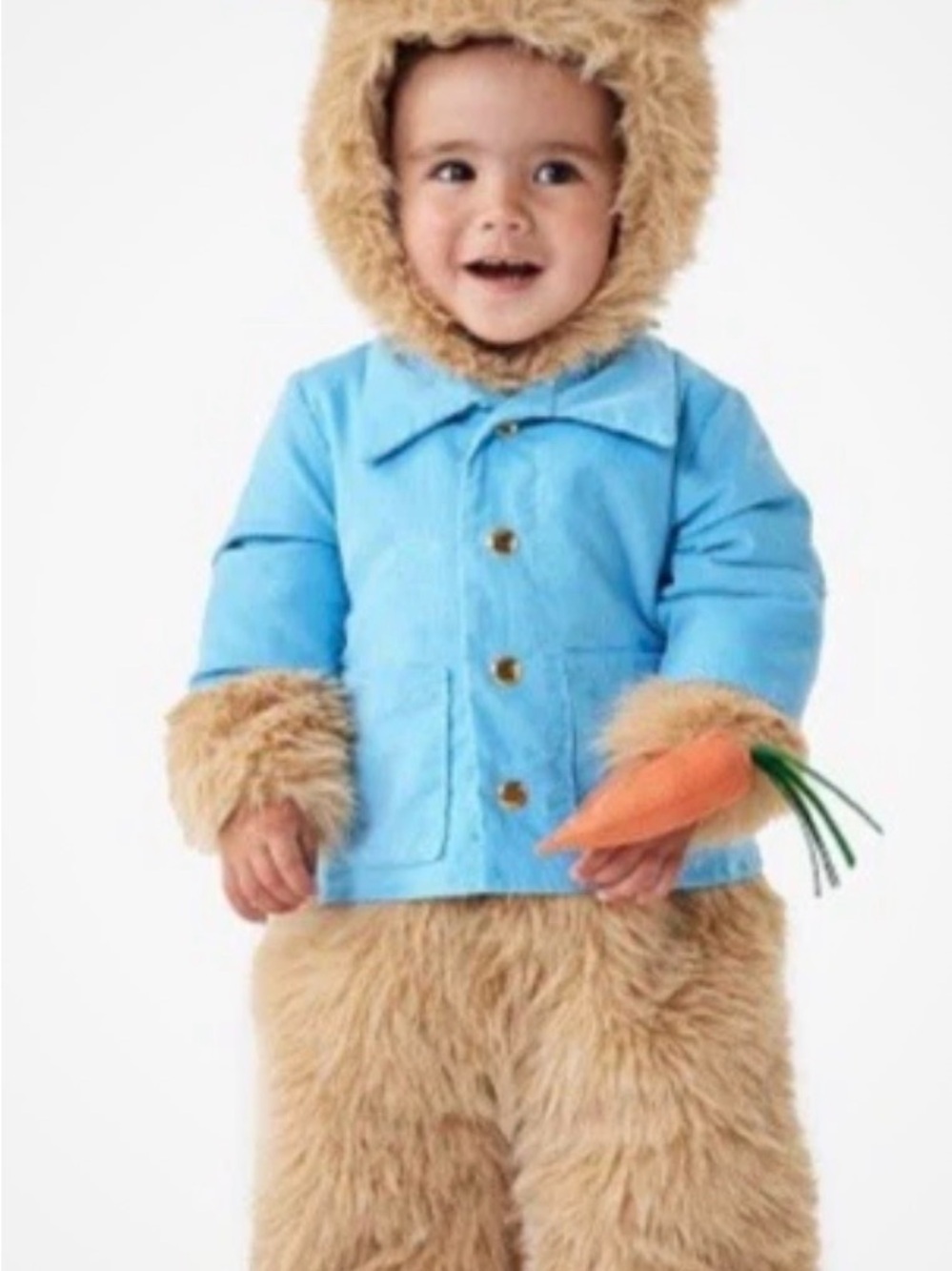 Pottery Barn Kids Peter Rabbit Bunny Baby Costume Easter 6-12 Months NEW 1978 - Picture 4 of 4